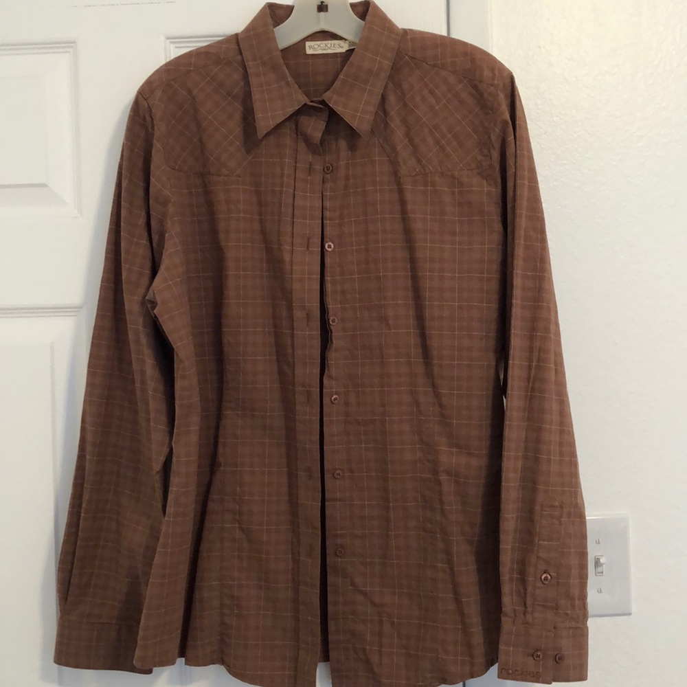 Women's Rockies Western Shirt Size XXL